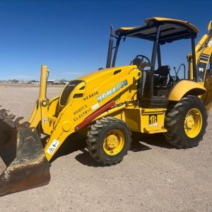 2007 Komatsu WB142 Retro Excavadora
