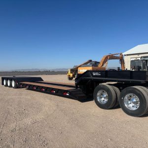 1998 Wallace Trailers Lowboy Cama Baja