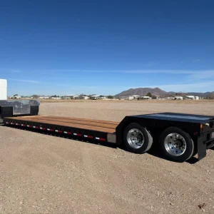 1991 TRAIL KING lowboy camabaja camion